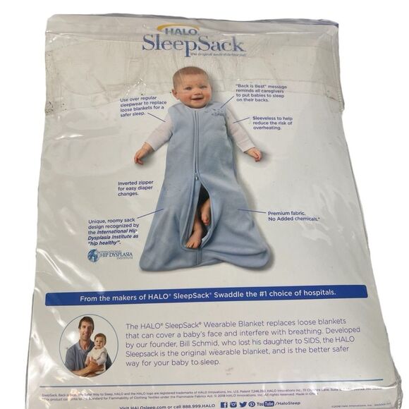 New Halo Sleepsack Spanish Small 0-6 Months Wearable Blanket Cunas Para Ninas - Picture 2 of 9